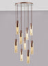 Brooks Slim Round Pendant 9 Light